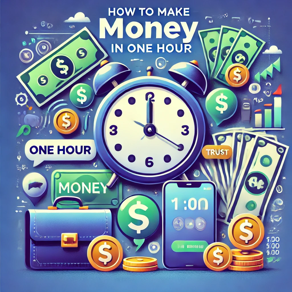 how to make money in one hour