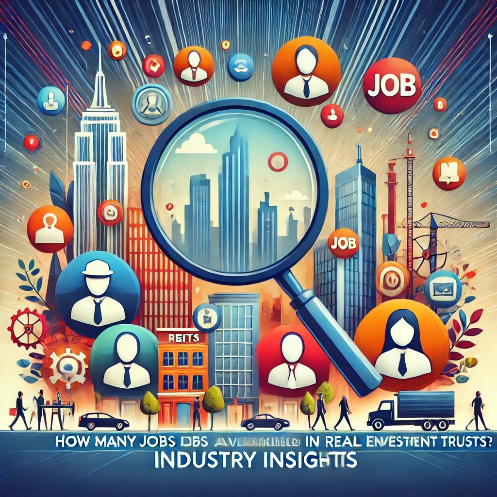 How many jobs are available in real estate investment trusts