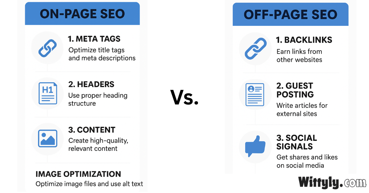 On-Page SEO vs Off-Page SEO